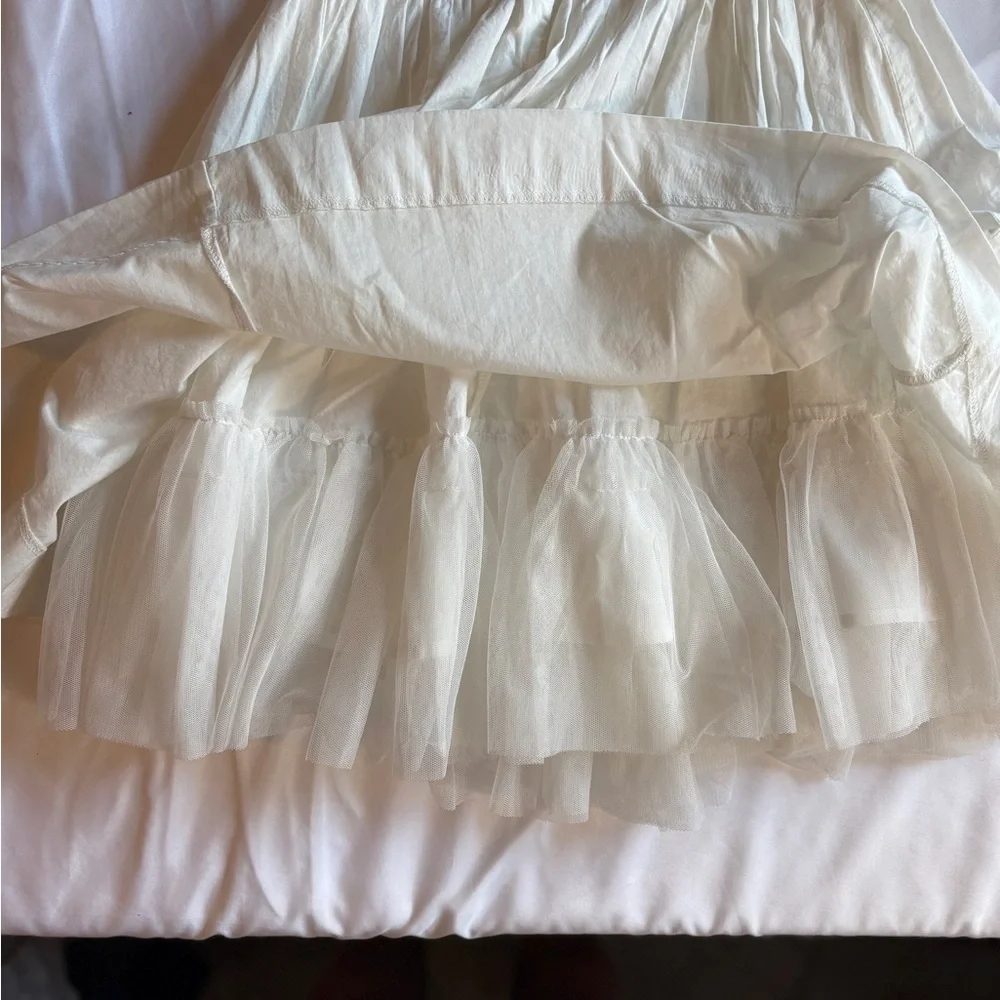 Gap Elegant Cream Kids Flower‎ Girl  Dress Size Toddler (3yr)